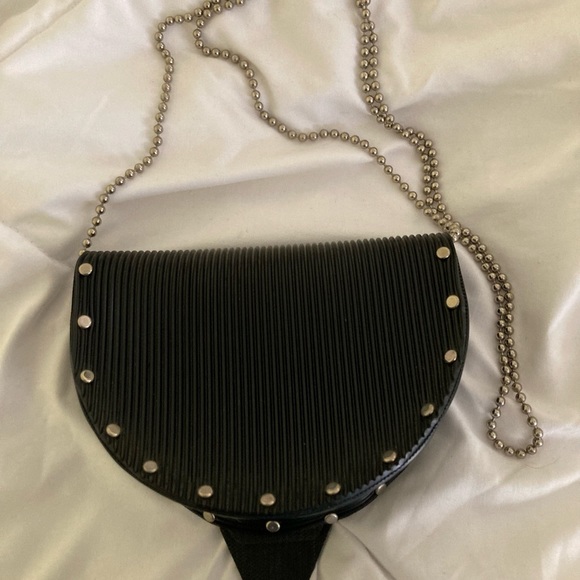 Gloria Gerber Textured Rubber, Ball Chain Crossbody. Handcrafted in Akron, Ohio - Picture 5 of 5
